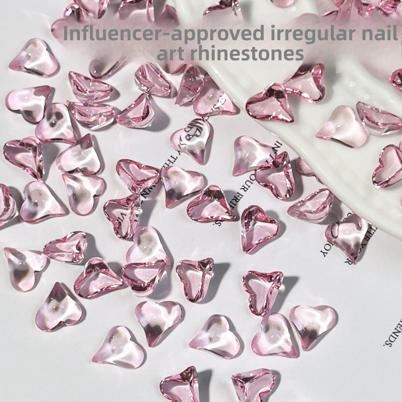Nail Art Lotso - 50 adet Parlak Kalp Nail Art