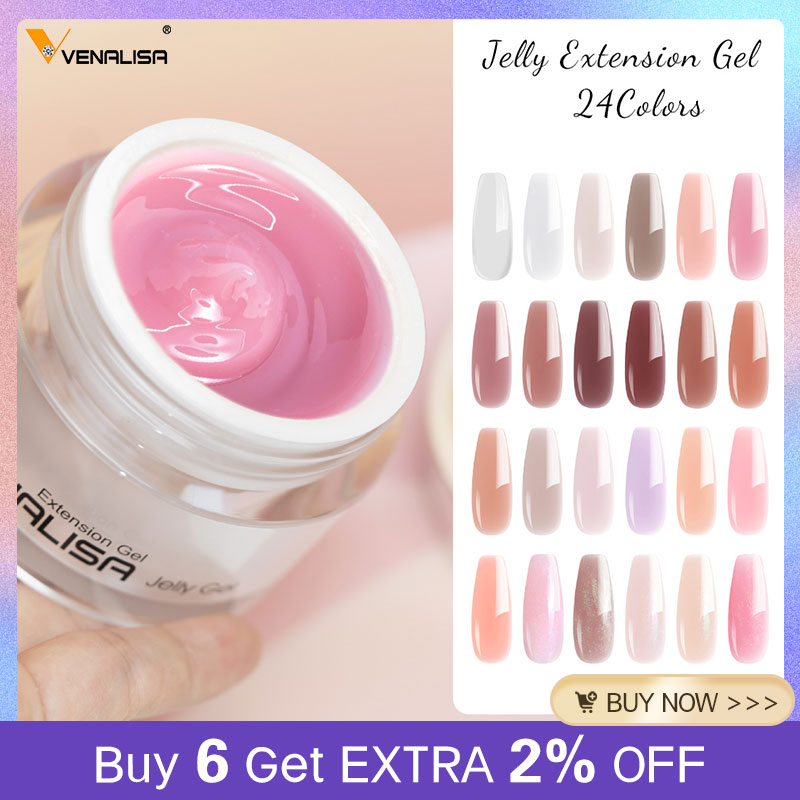 Nail Art Lotso - VENALISA 50ml Jöle Jel Şeffaf Ten