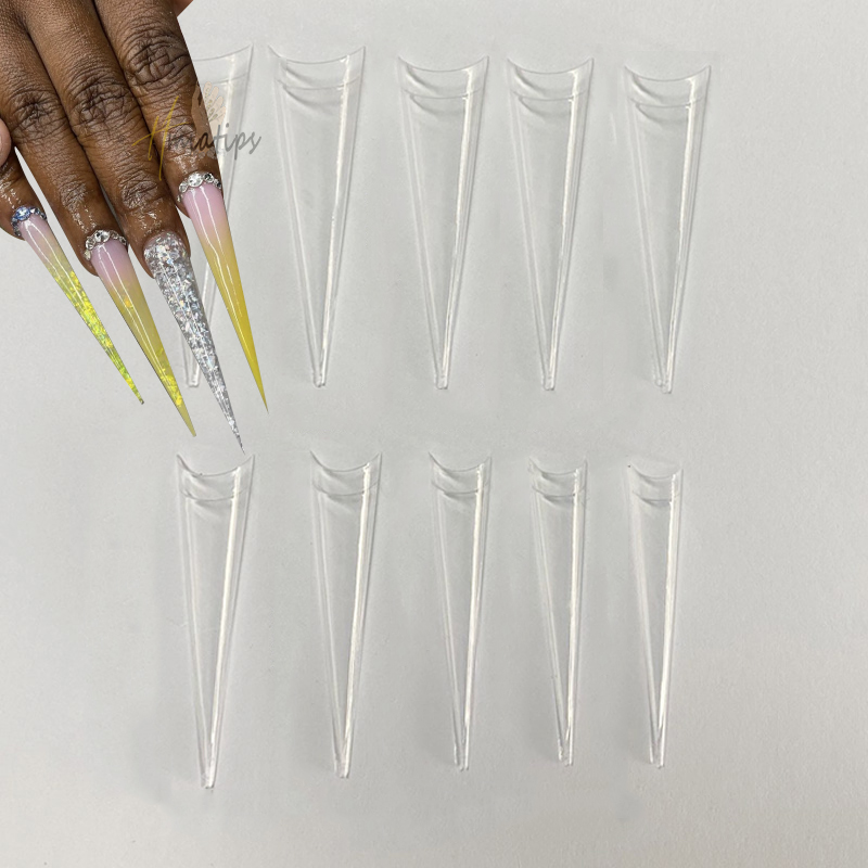 Nail Art Xxl - XXL Stiletto ekstra uzun yanlış Nail