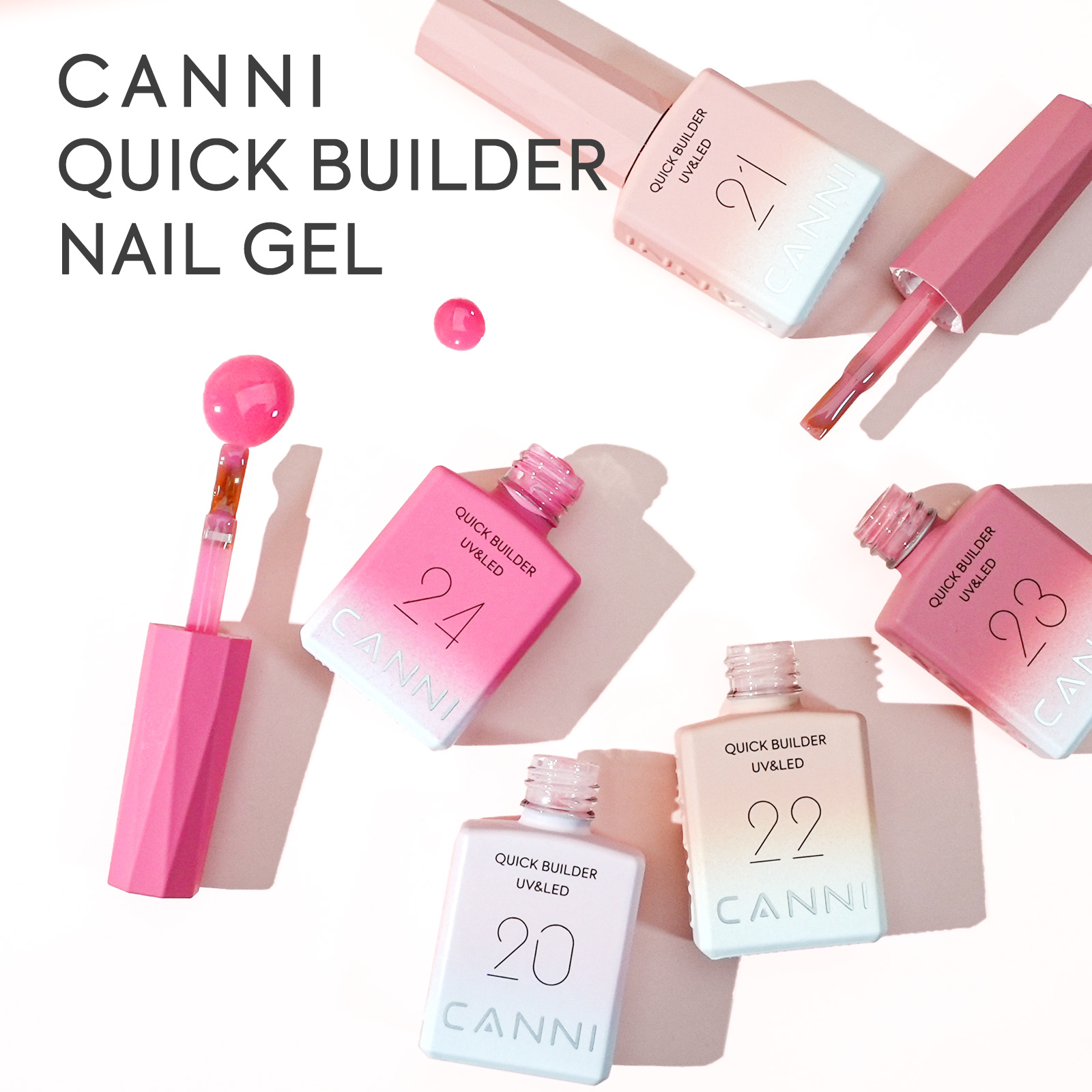 Nail Art Orange - CANNI Tırnak Jeli Ojeleri HEMA/TPO İçermez
