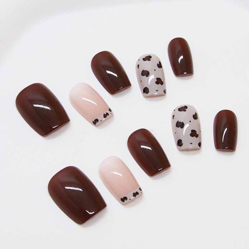 Nail Art Red Wine Cat Eye - 10 adet Kadın Şarap Kırmızı El