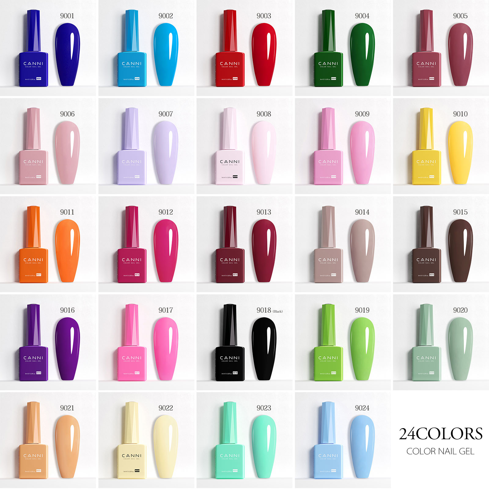 Nail Art Orange - CANNI 9 ml Tırnak Jel Lehçe