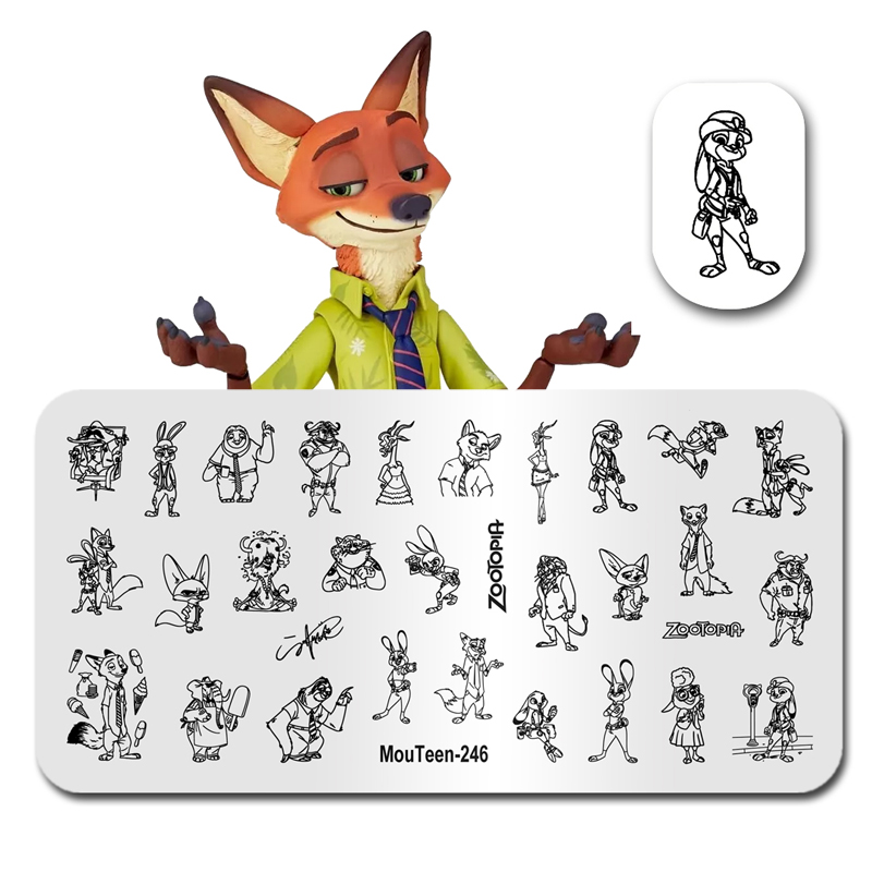 Nail Art Zootopia - MouTeen-246 Disney Büyük Boy ZooTopia Judy