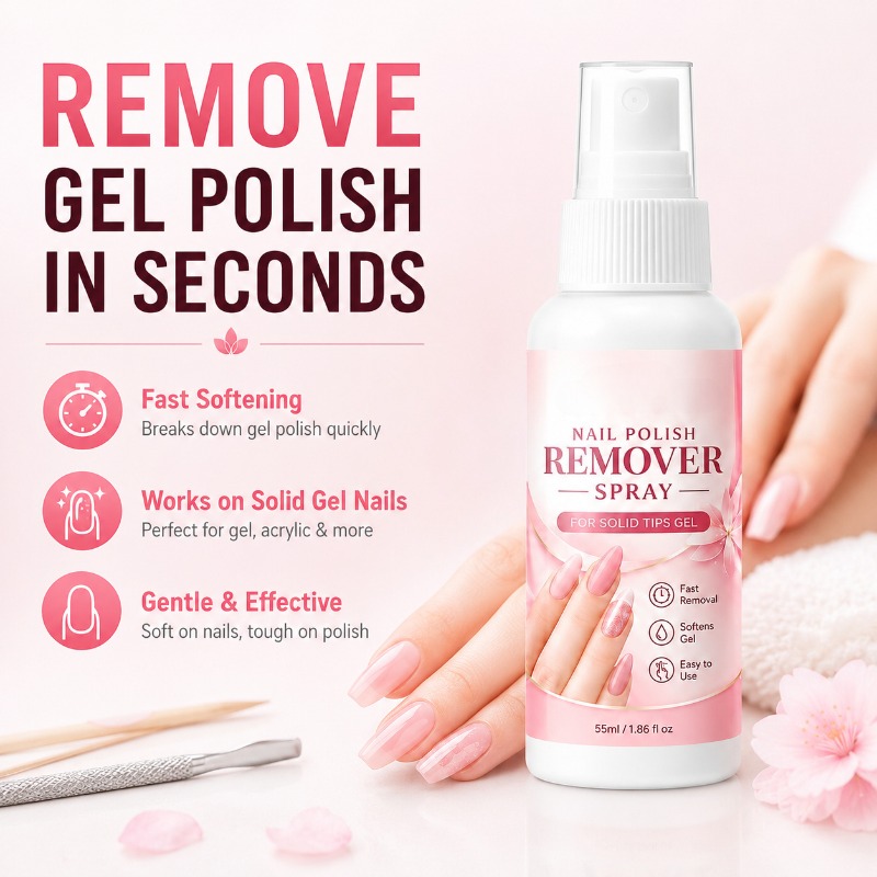 Nail Art Fake Nails - Tırnak Sökücü Sprey Katı Tırnak Jeli