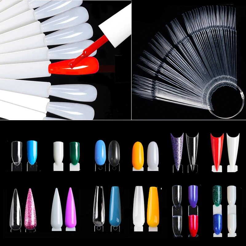 Nail Art Quotes - Tırnak Ekran Çubukları Temizle Doğal Renkler