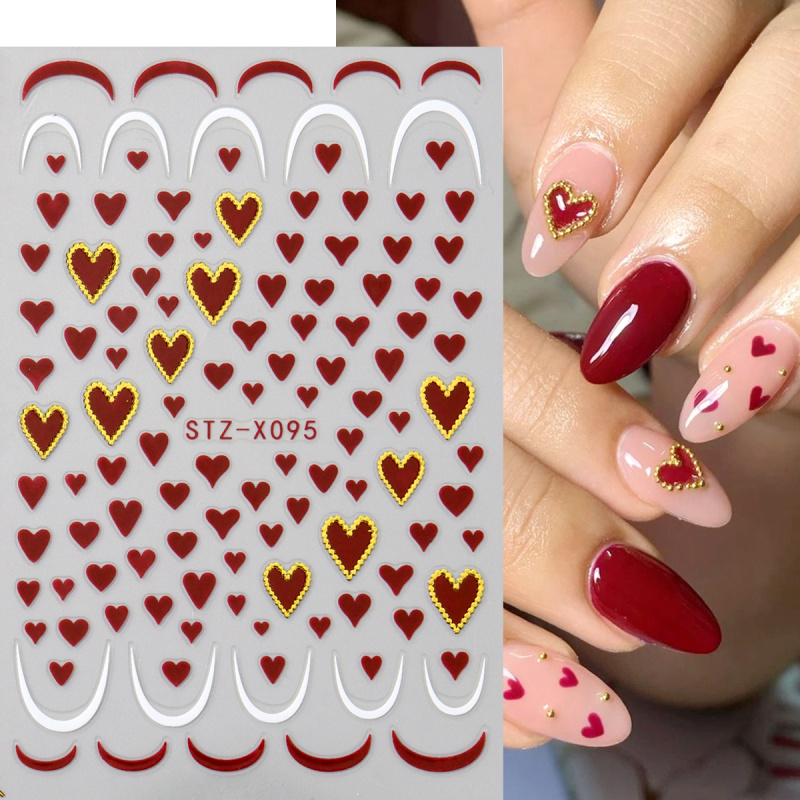 2 adet Mini Aşk Kalp Nail Art  - Nail Art Valentine incelemesi ve fiyatı