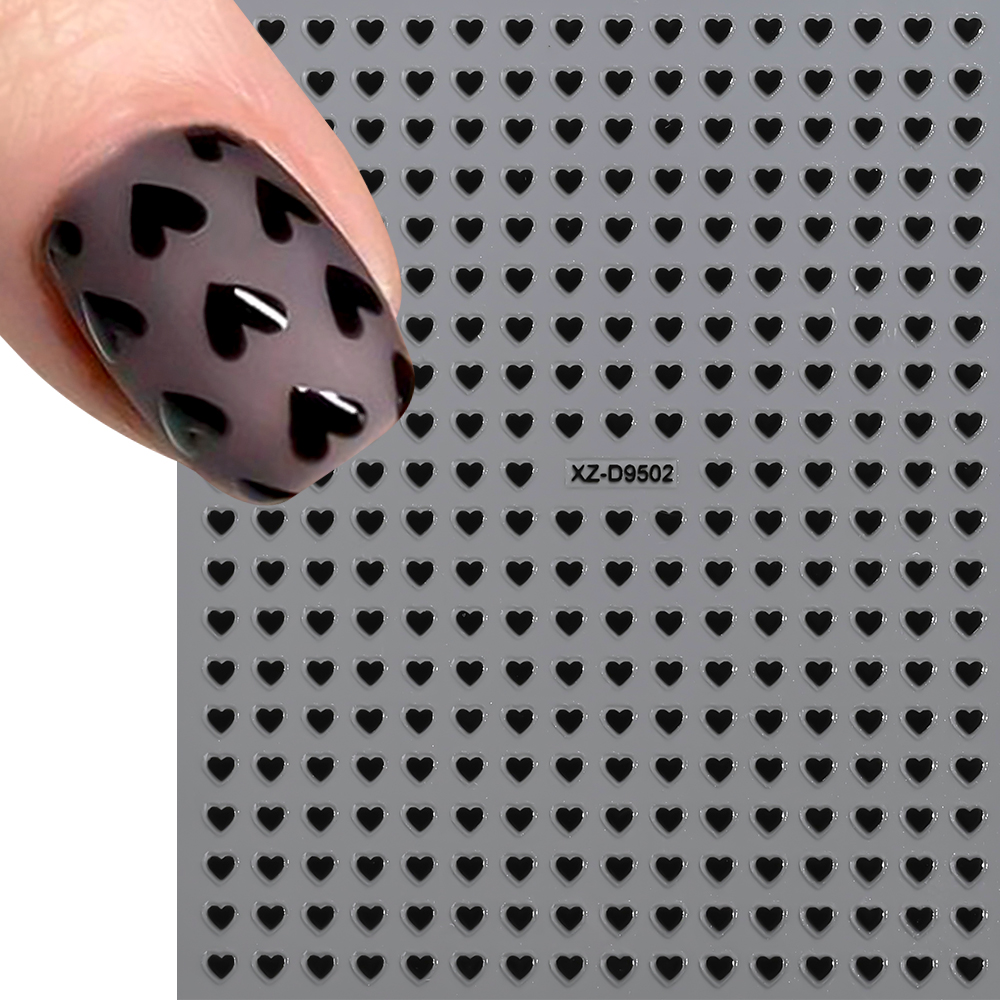 8 adet 3D 2mm Kalp Şeklinde Tı - Nail Art Valentine incelemesi ve fiyatı