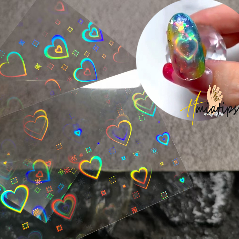 2 adet holografik Aurora kalp  - Nail Art Lotso incelemesi ve fiyatı