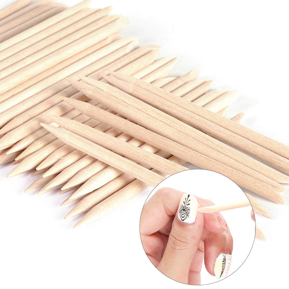 100 adet Ahşap Tırnak Eti İtic - Nail Art Orange incelemesi ve fiyatı