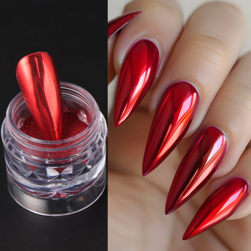 Krom Kırmızı Pembe Tırnak Simi - Nail Art Valentine incelemesi ve fiyatı
