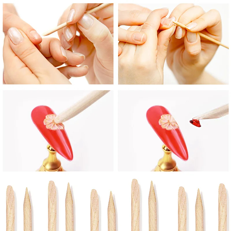Tırnak Eti İtici Turuncu Ahşap - Nail Art Orange incelemesi ve fiyatı