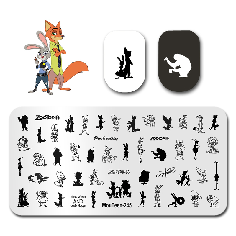 MouTeen-245 Disney ZooTopia Ni - Nail Art Zootopia incelemesi ve fiyatı