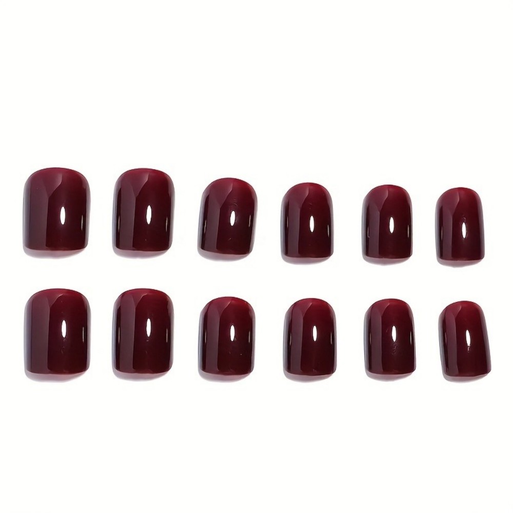 Kızlar için 24 Parça Şarap Kır - Nail Art Red Wine Cat Eye incelemesi ve fiyatı