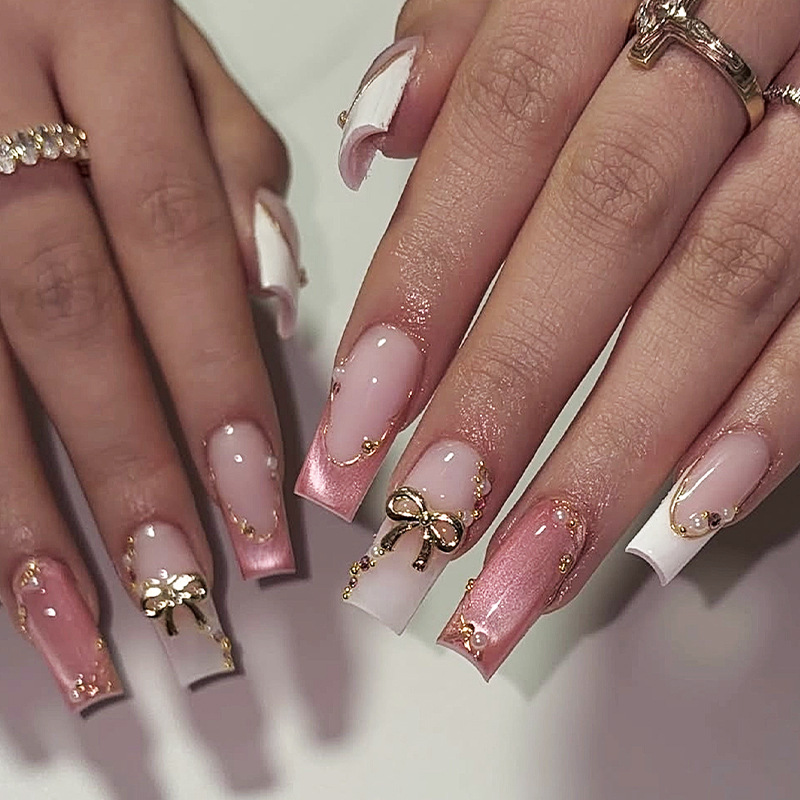 24 adet tatlı orta kare yanlış - Nail Art Fake Nails incelemesi ve fiyatı