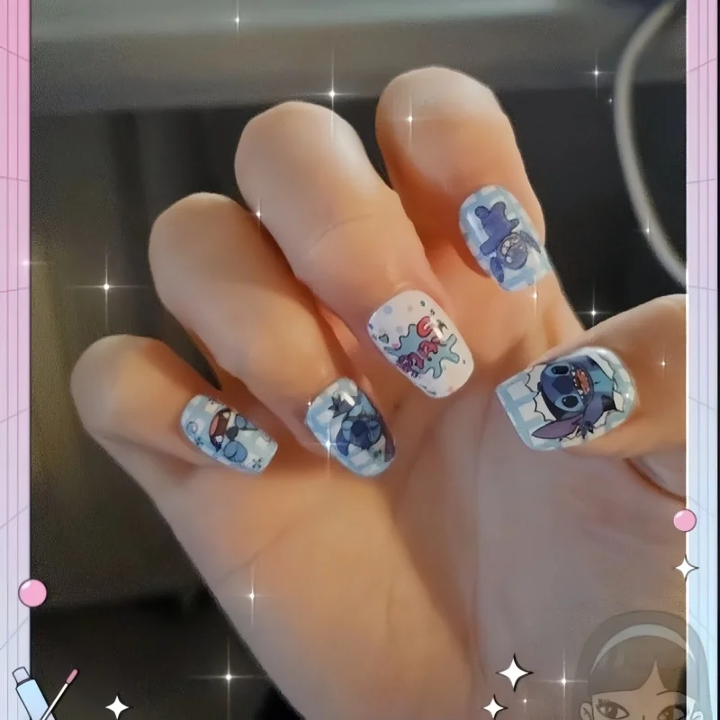 Disney Stitch takma tırnak sev - Nail Art Motif incelemesi ve fiyatı