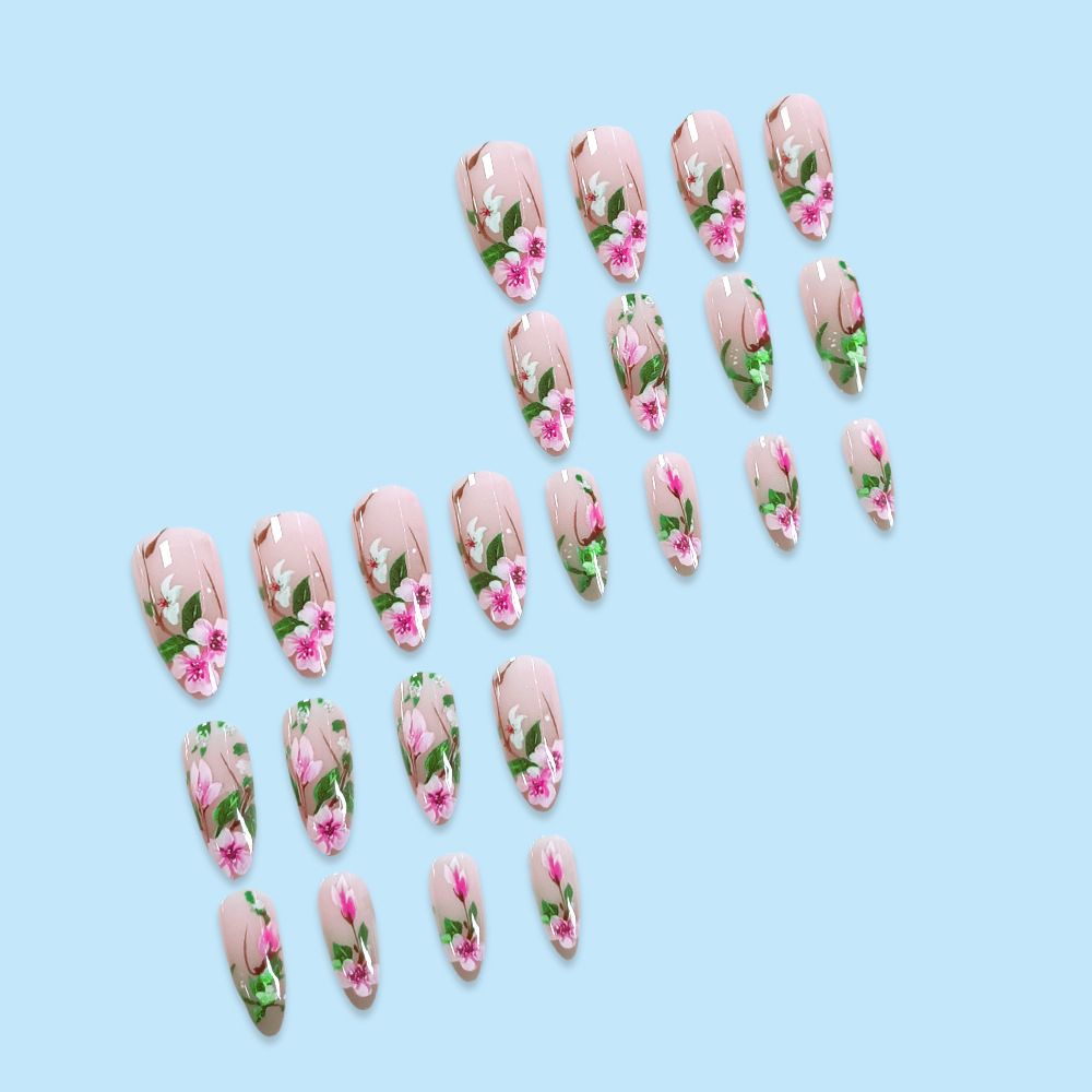 Kısa Badem Çivi üzerinde Basın - Nail Art Fake Nails incelemesi ve fiyatı