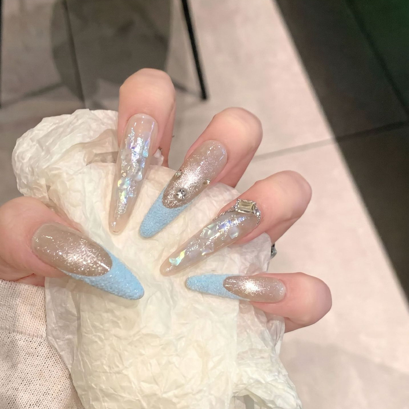 10 Adet Mor Fantazi Fransız Ma - Nail Art Glitter incelemesi ve fiyatı