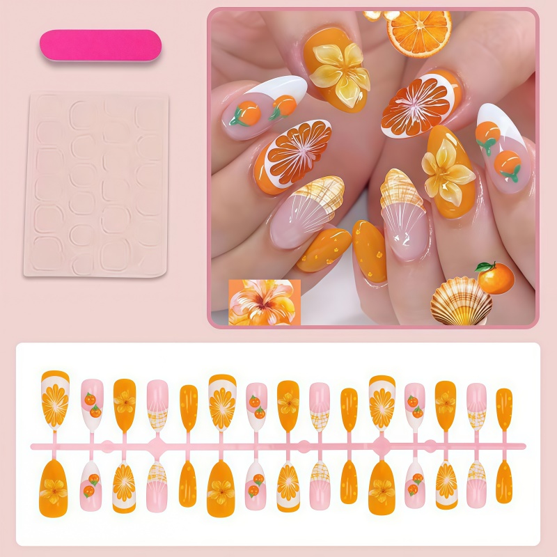 2026 Yeni 30 adet 3D Meyve Por - Nail Art Orange incelemesi ve fiyatı