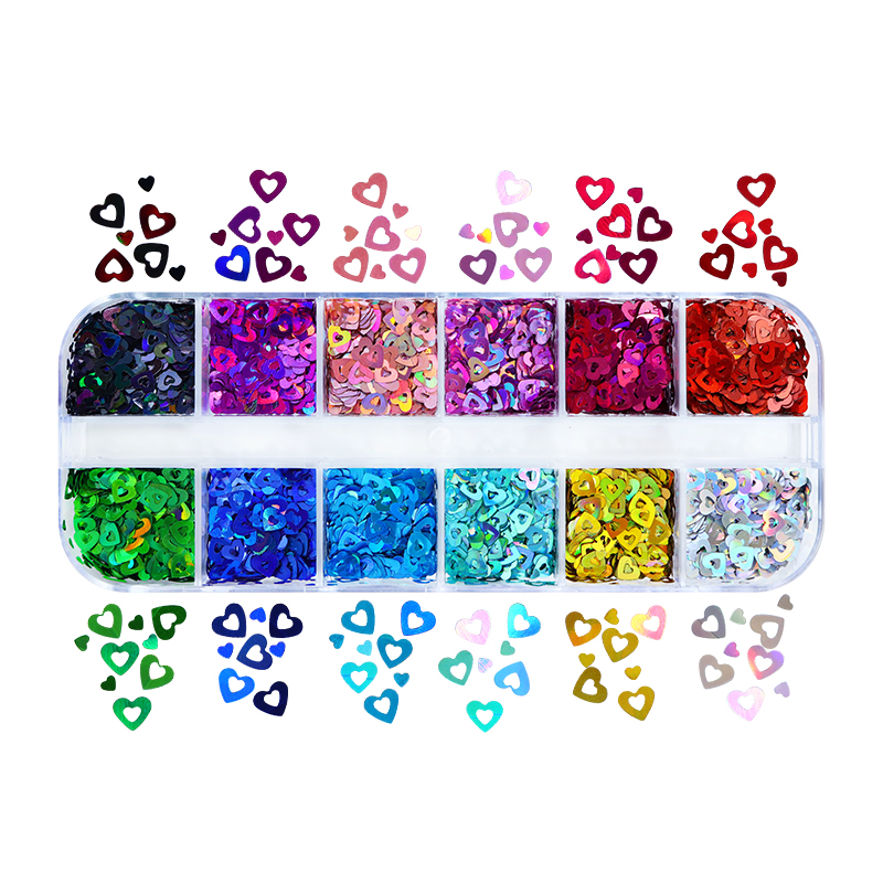 Holografik Aşk Kalp Nail Art P - Nail Art Valentine incelemesi ve fiyatı