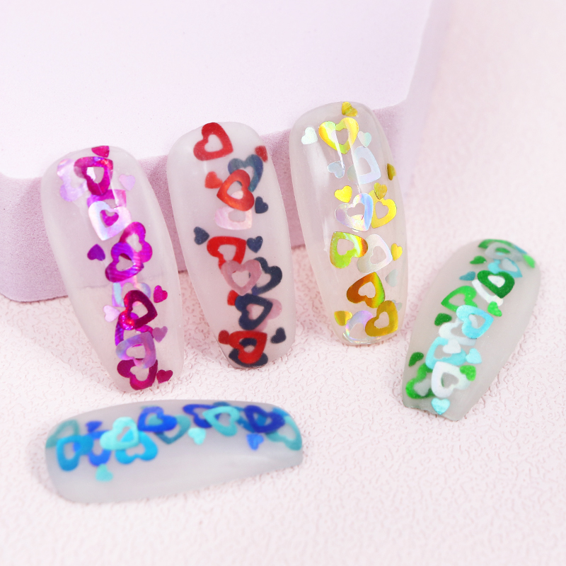 Holografik Aşk Kalp Nail Art P - Nail Art Valentine incelemesi ve fiyatı