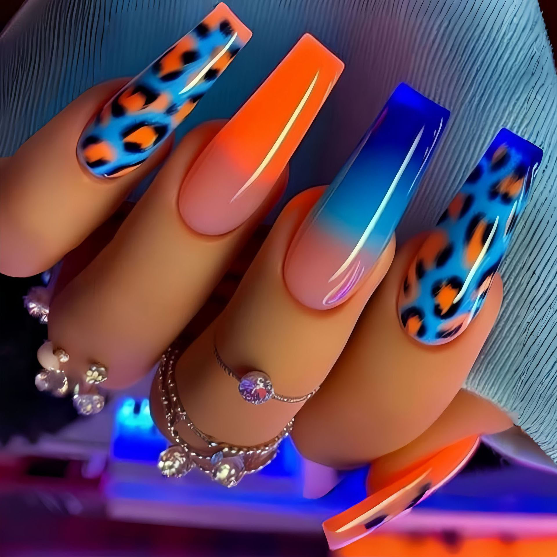 Kadınlar için degrade turuncu  - Nail Art Orange incelemesi ve fiyatı