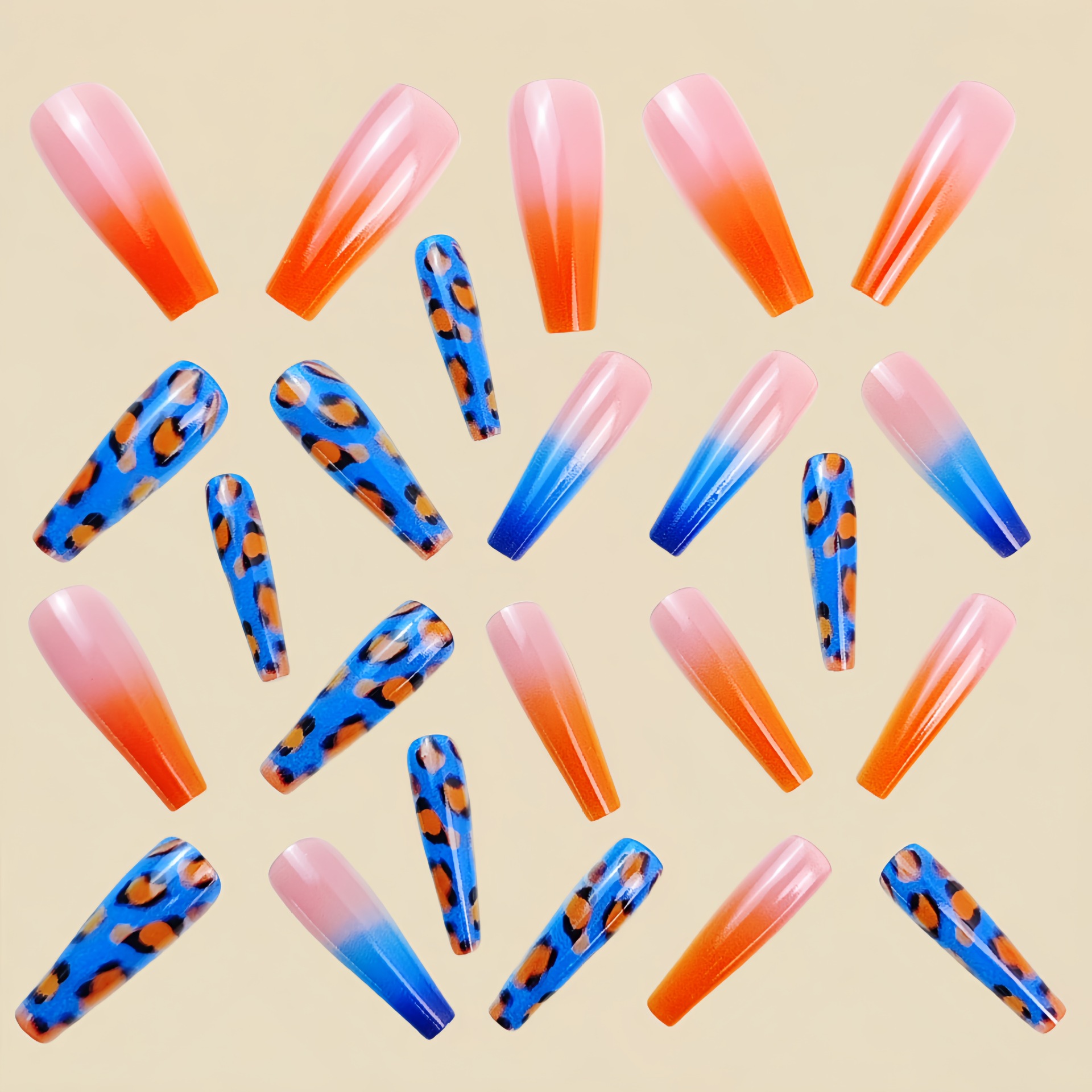 Kadınlar için degrade turuncu  - Nail Art Orange incelemesi ve fiyatı