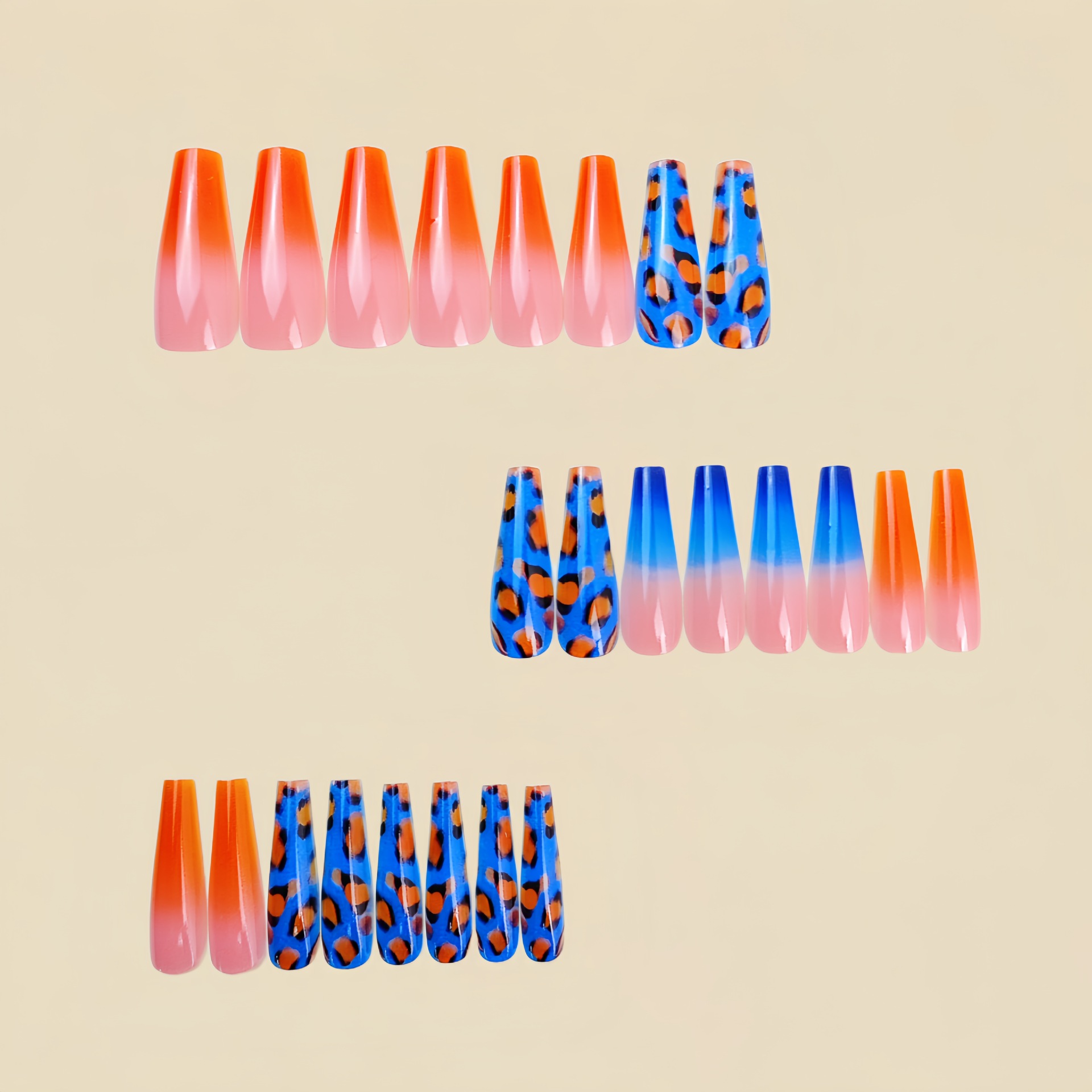Kadınlar için degrade turuncu  - Nail Art Orange incelemesi ve fiyatı