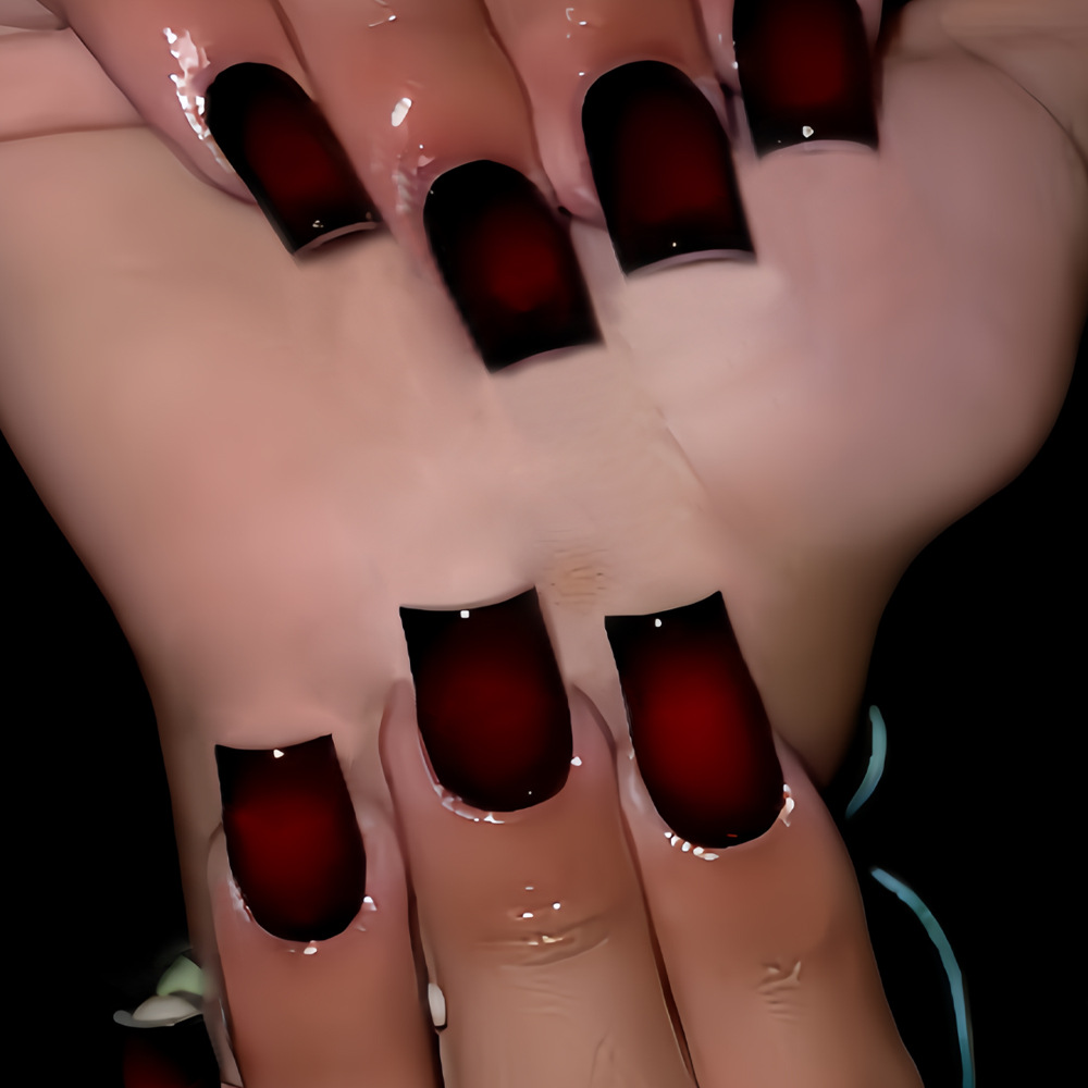 Kadınlar için kısa kare takma  - Nail Art Fake Nails incelemesi ve fiyatı