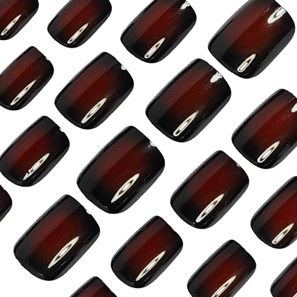 Kadınlar için kısa kare takma  - Nail Art Fake Nails incelemesi ve fiyatı