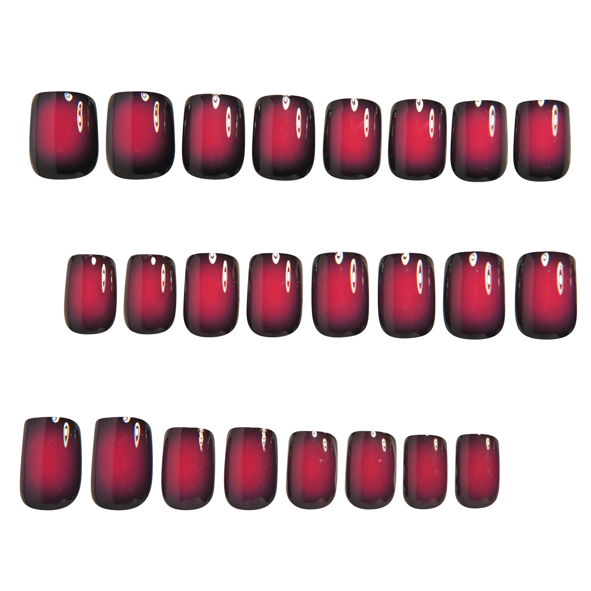 Kadınlar için kısa kare takma  - Nail Art Fake Nails incelemesi ve fiyatı