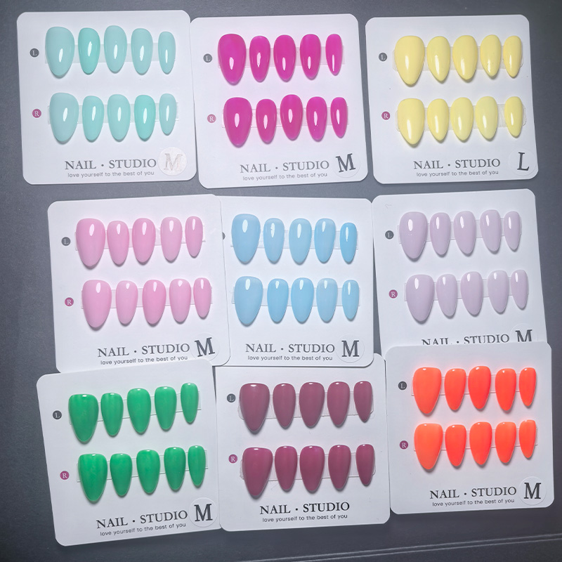 10 adet Badem Şeklinde Takma T - Nail Art Orange incelemesi ve fiyatı