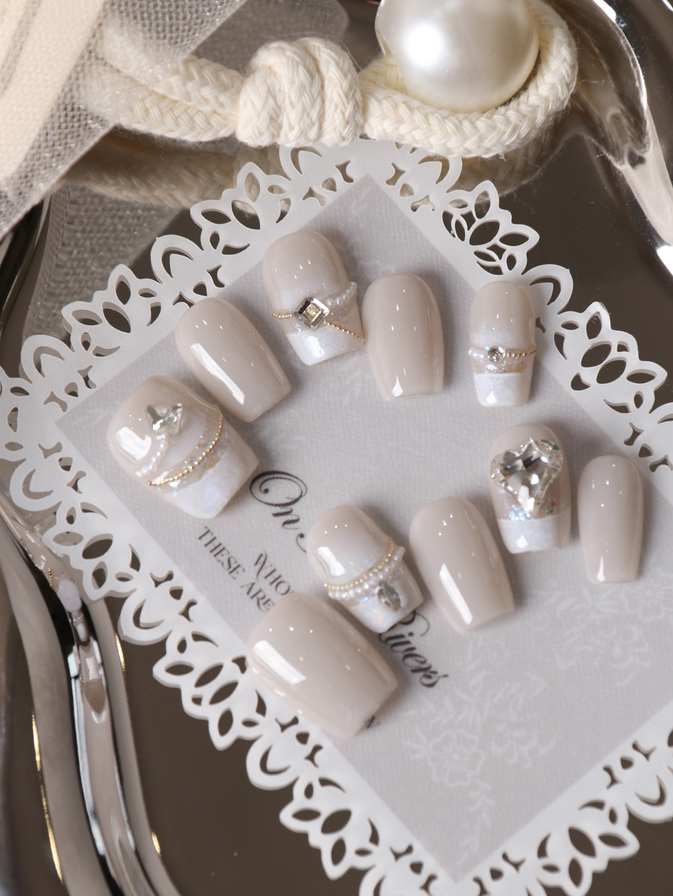 10 Adet Takma Tırnak Kısa Beya - Nail Art Fake Nails incelemesi ve fiyatı