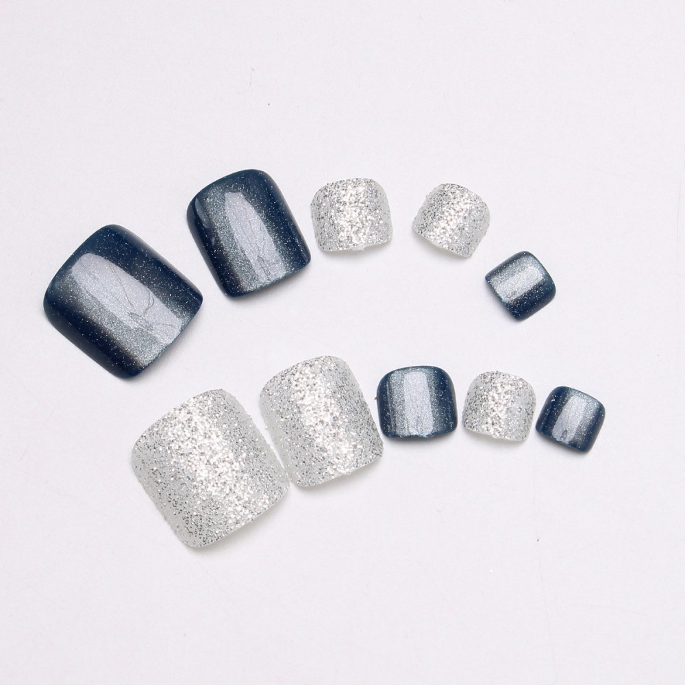 24 Adet Okyanus Mavisi Kedi Gö - Nail Art Glitter incelemesi ve fiyatı