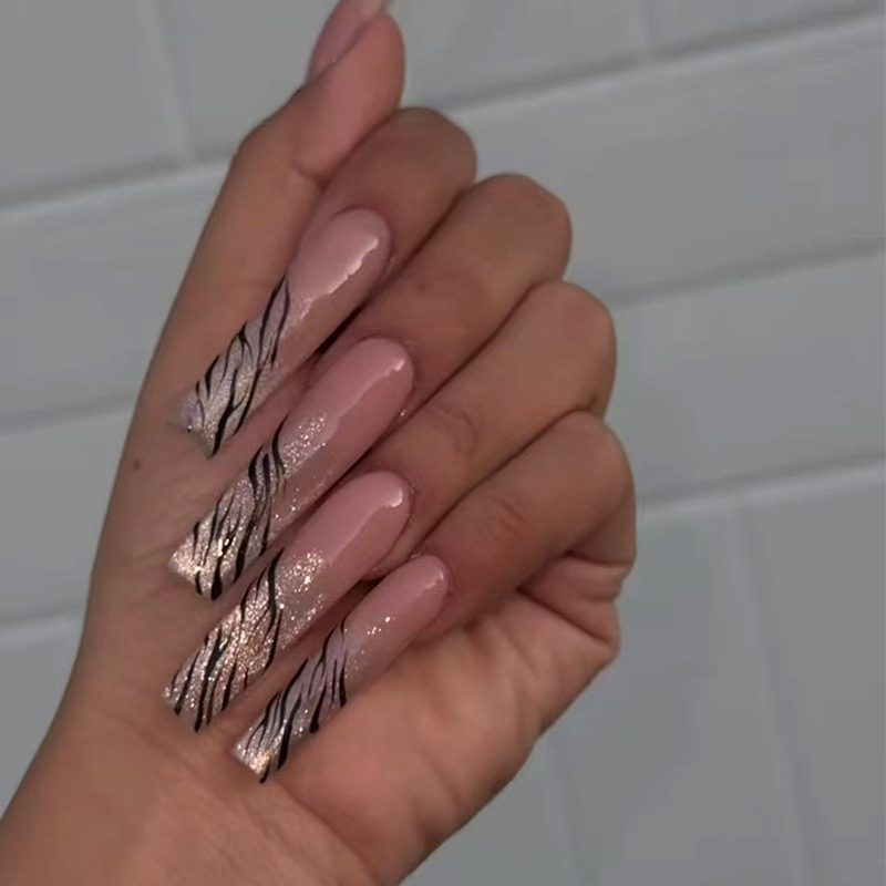 24 Adet Uzun Tabut Şeklinde Pe - Nail Art Glitter incelemesi ve fiyatı