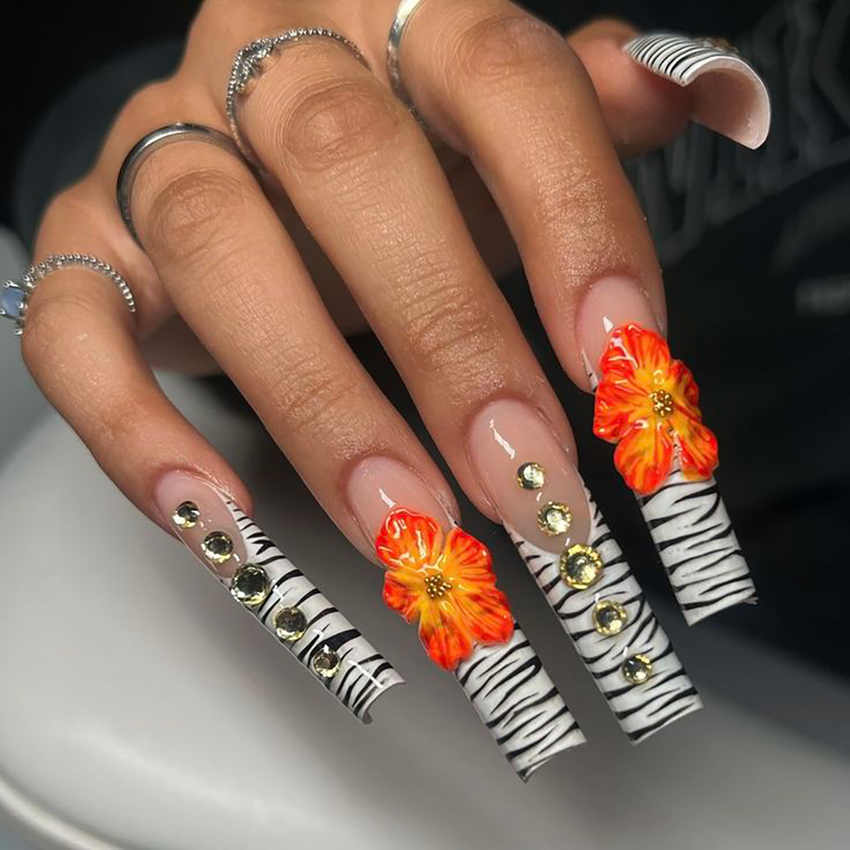 24 Adet Uzun Tabut Şeklinde Pe - Nail Art Glitter incelemesi ve fiyatı