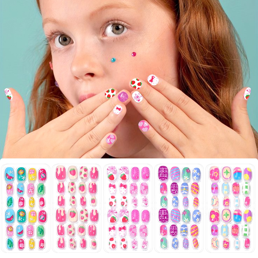 120 Parça 5-Set Şeker Çocuklar - Nail Art Fake Nails incelemesi ve fiyatı