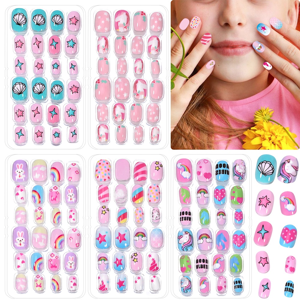 120 Parça 5-Set Şeker Çocuklar - Nail Art Fake Nails incelemesi ve fiyatı