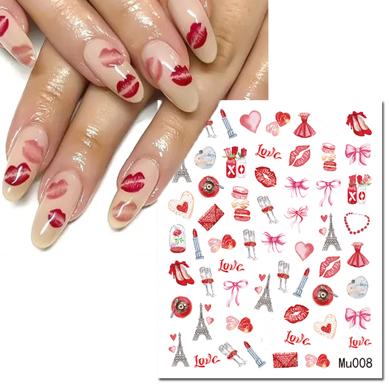 3d Nail Art Kaydırıcılar Çıkar - Nail Art Valentine incelemesi ve fiyatı