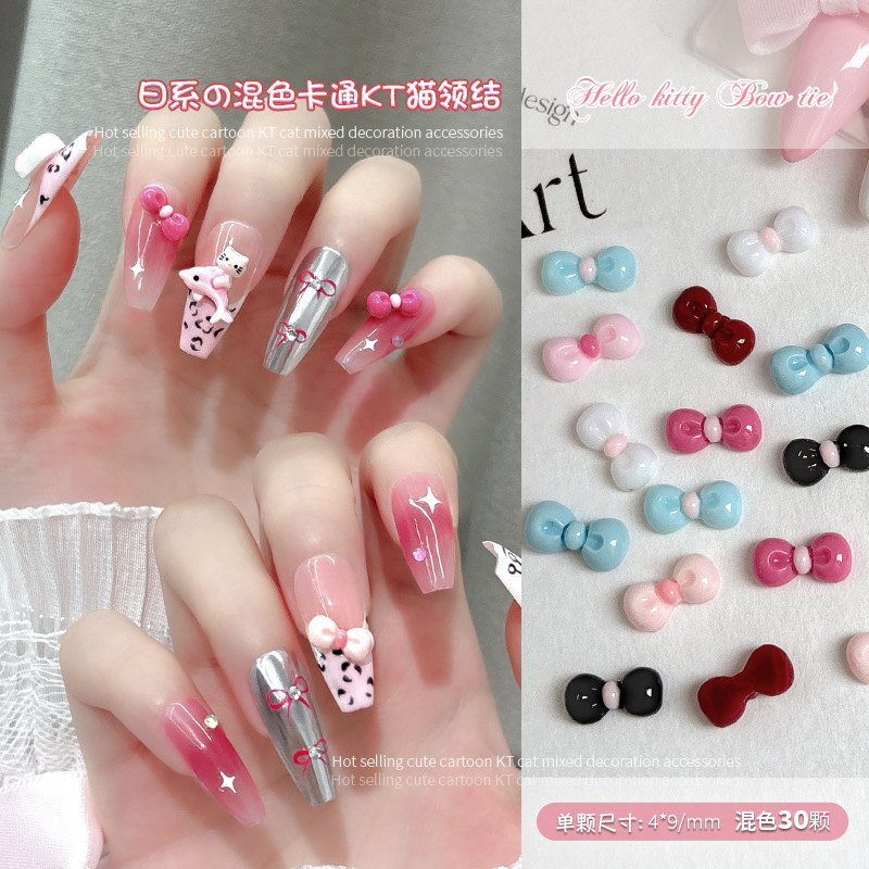 30 adet 3D tırnak sanat yay ta - Nail Art Lotso incelemesi ve fiyatı