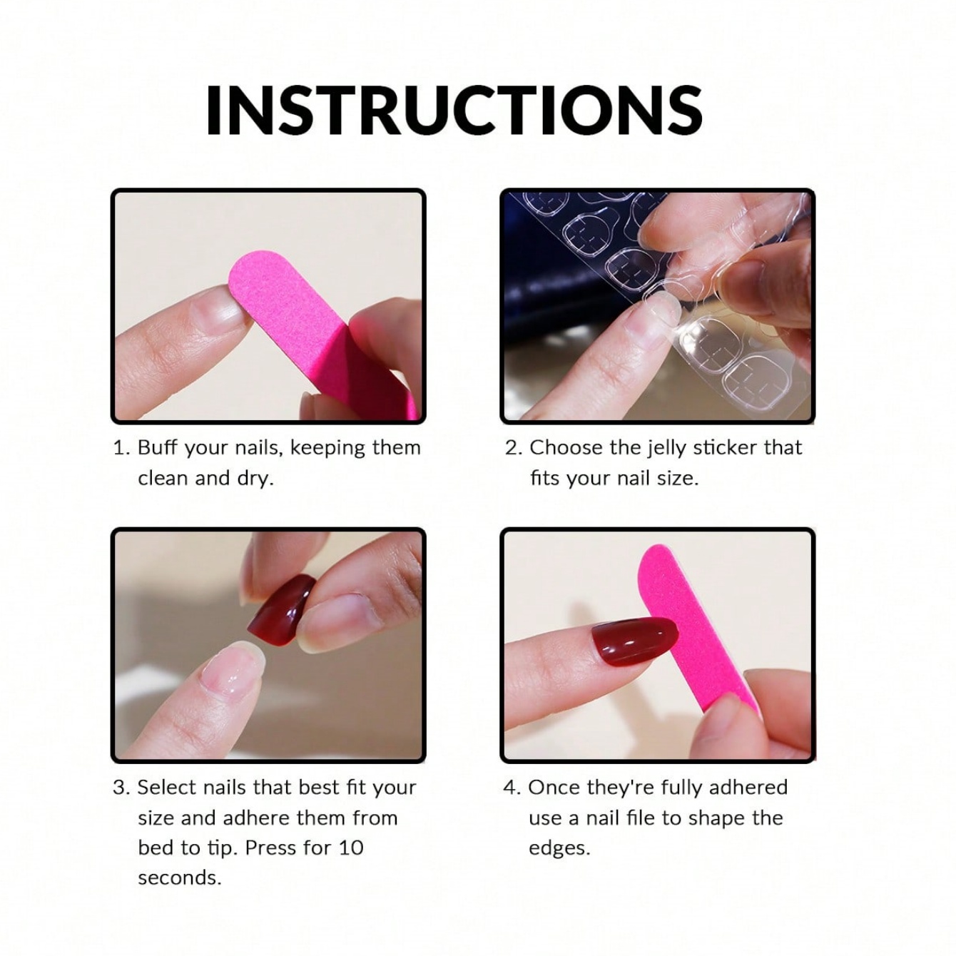 10 adet Saf El Preslenmiş Kısa - Nail Art Glitter incelemesi ve fiyatı