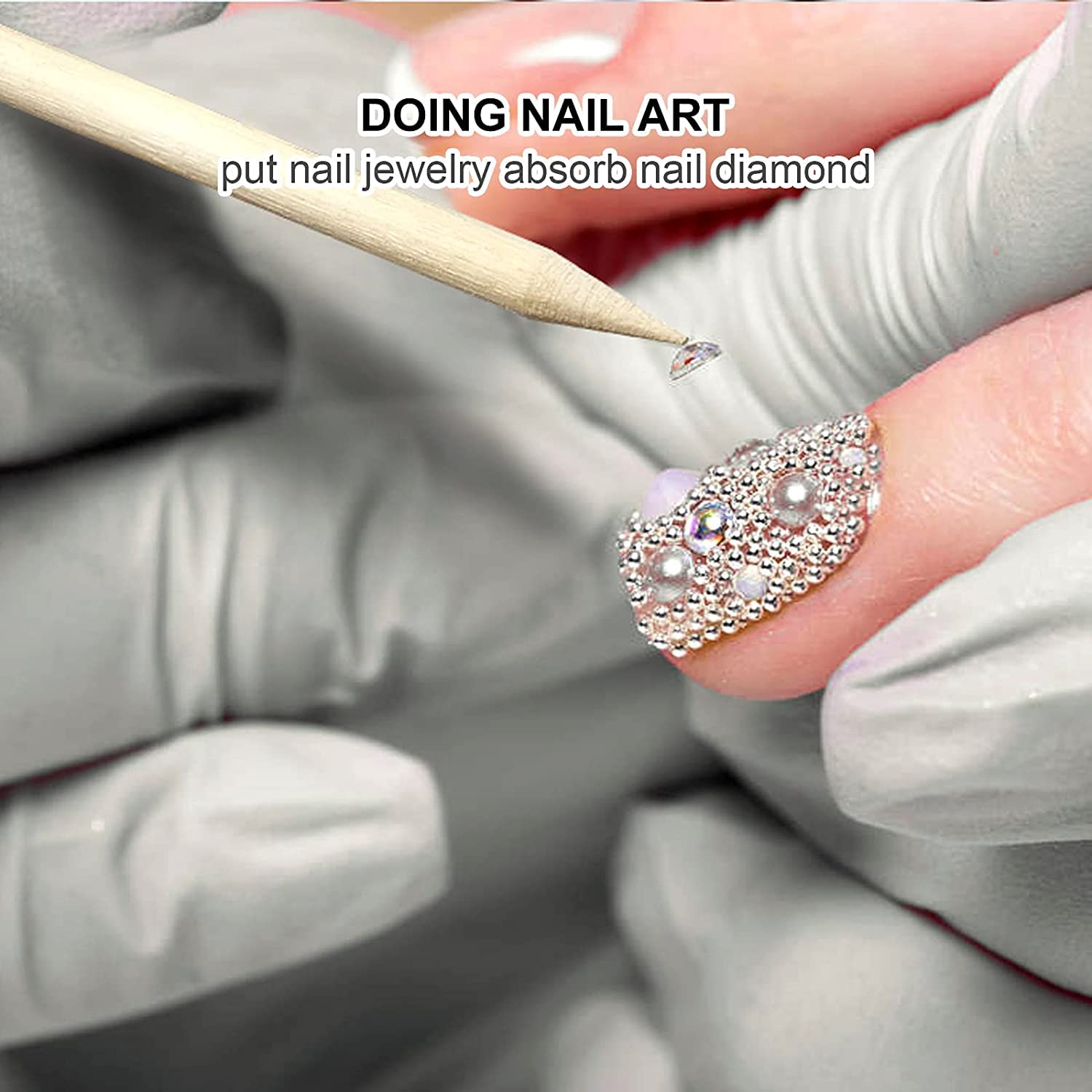 100/50 adet turuncu ahşap tırn - Nail Art Orange incelemesi ve fiyatı